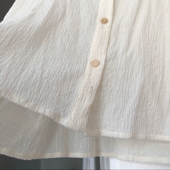 Ivory short sleeve blouse - Picture 4 of 7